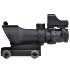 Прицел оптический AIM-O ACOG 4×32 Scope + Mini Red Dot Black AO5317-BK
